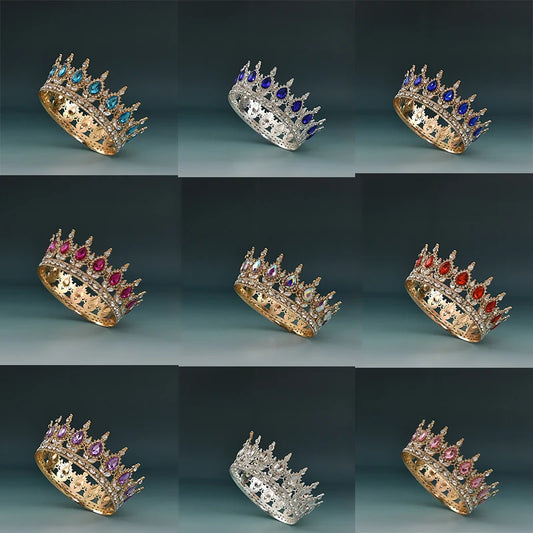 Elegant European Crystal Bridal Tiara For Weddings And Parties