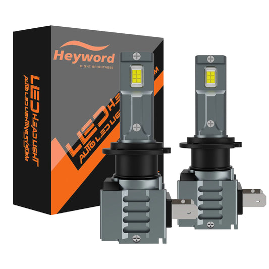 Heyword 20000LM H7 H11 120W CSP 6500K LED Headlight Bulb