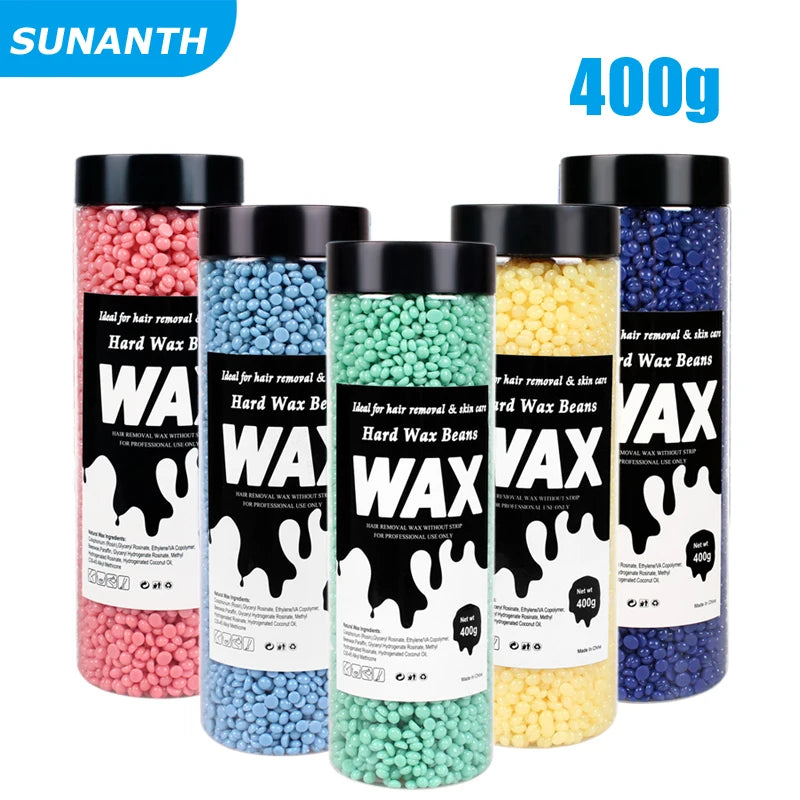 Painless Hot Film Waxing Beads for Bikini Face Legs Body Hair Removal 200g/400g