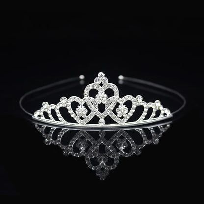 Elegant Crystal Princess Tiaras for Girls Wedding Party Hair Accessories