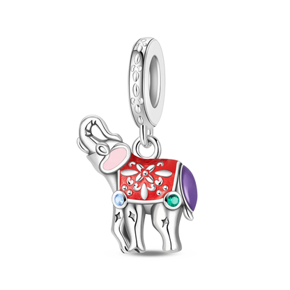 925 Sterling Silver Animal Charms Set Elephant Cat Capybara Swan Zircon Beads for DIY Necklace and Bracelet Jewelry Gift