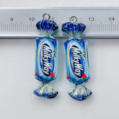 Cute Chocolate Candy Resin Charms For DIY Jewelry Bulk