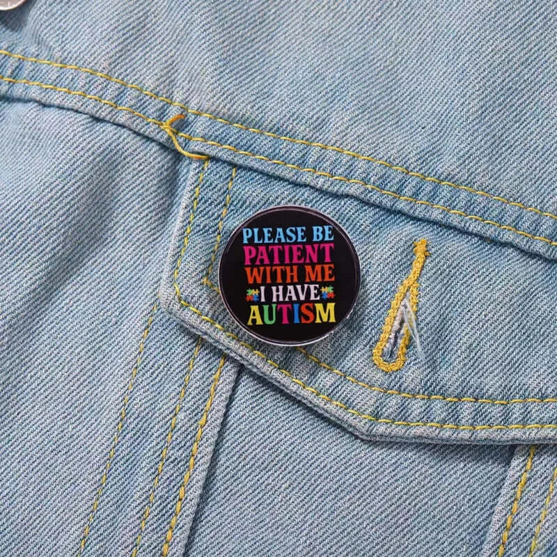 Autism Rainbow Pride Brooch Top Rated Lapel Pin Gift for Students