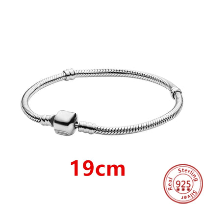 Fit Original Pantaro 925 Silver Zodiac Charm Bracelet with Colorful Zircon Beads GDL017-19