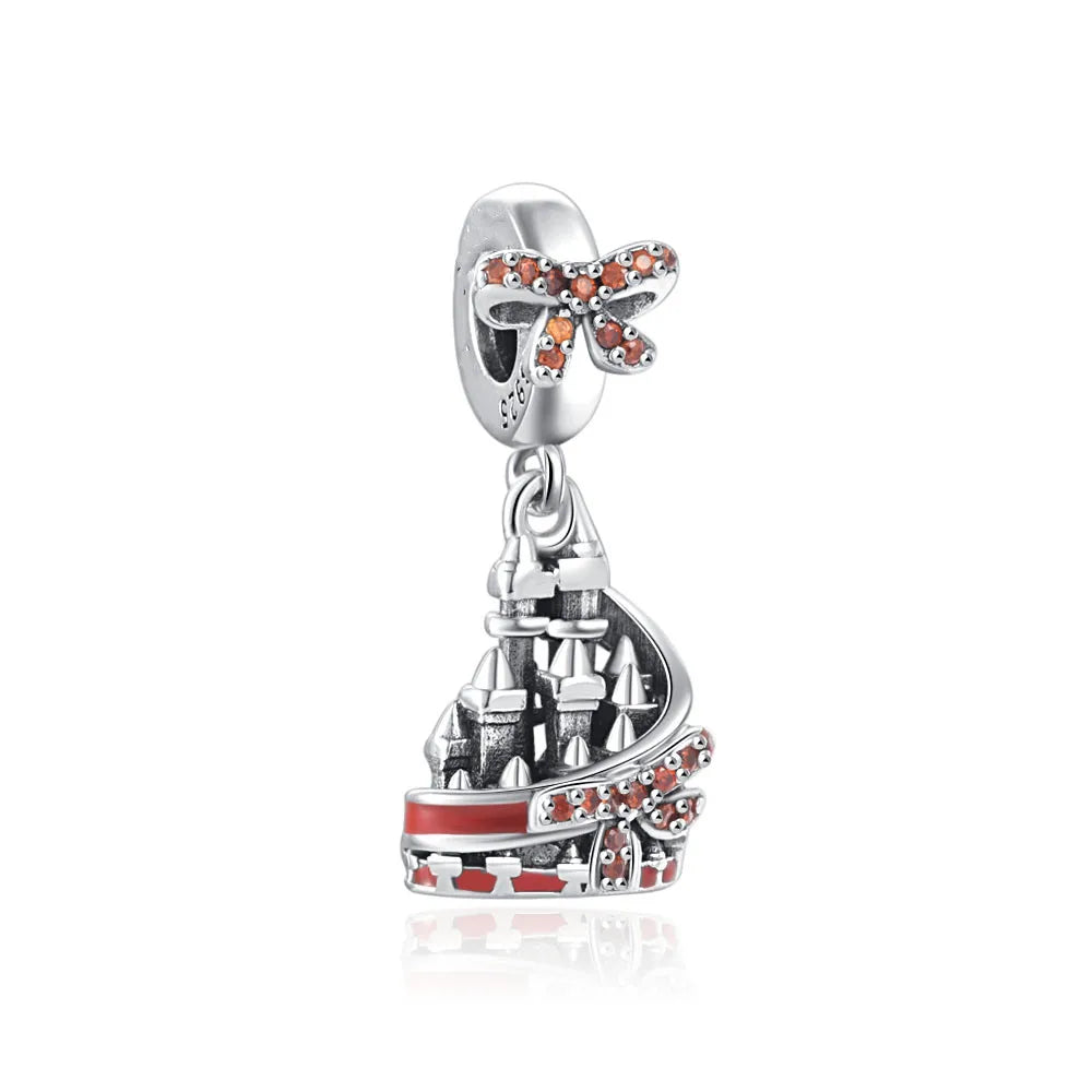 Mermaid Princess 925 Silver Dangle Charm Top Rated DIY Jewelry for Bracelets and Necklaces F293