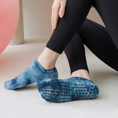 Women Non Slip Cotton Yoga Socks Anklet Pilates Grip