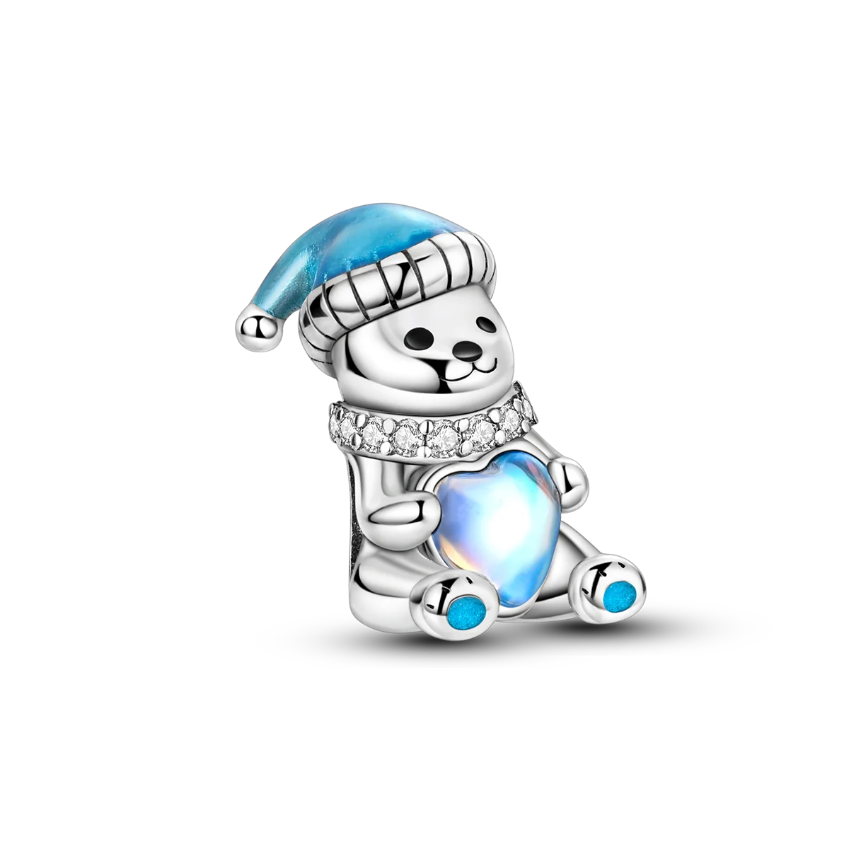 CharmBeads 925 Silver Blue Series DIY Bracelet Charms Top Rated Fashion Pendants KTC1397