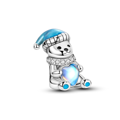CharmBeads 925 Silver Blue Series DIY Bracelet Charms Top Rated Fashion Pendants KTC1397