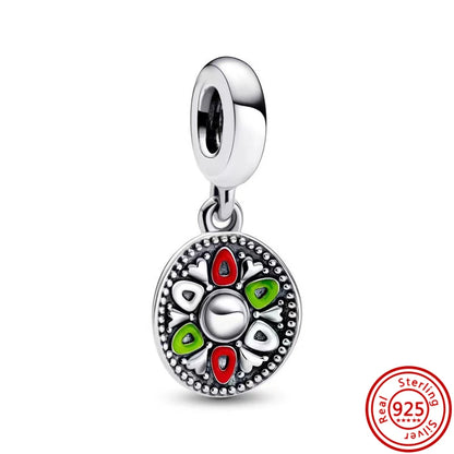 925 Silver Lucky Crown Butterfly Heart Family Tree Beads