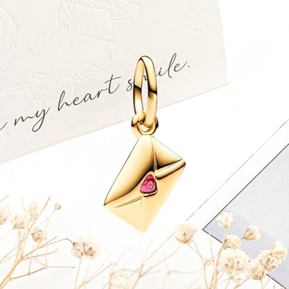Sparkling Gold Safety Chain Infinity Snake Charm Beads