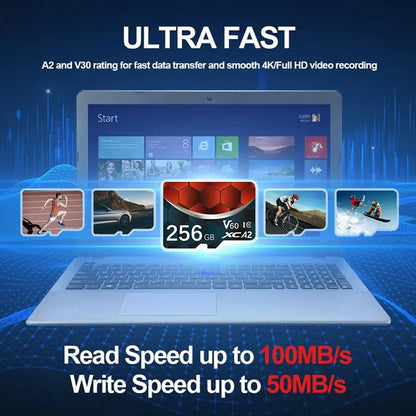 Xiaomi High Speed Class 10 V30 TF SD Card Available In 128GB 256GB 512GB 1TB 2TB With USB 3.0 Type C 2 In 1 Pen Drive Adapter Compatible With Nintendo Switch PC Mobile