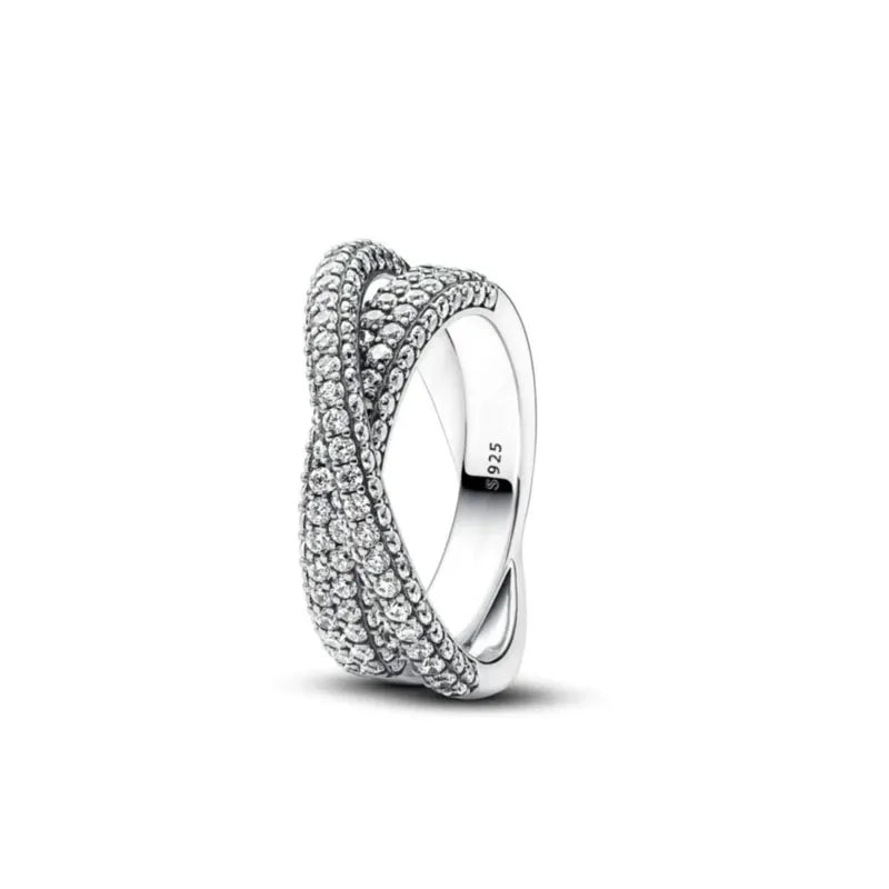 Elegant 925 Sterling Silver Zircon Ring for Women Mother's Day Gift B5681