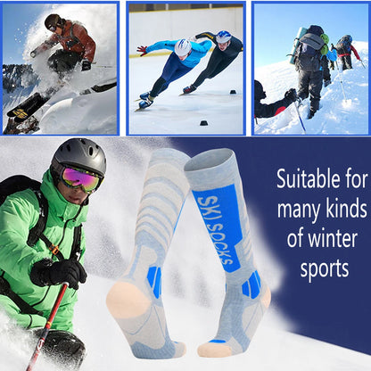 Women's Wool Ski Socks Thick Extra Warm Hiking Stockings