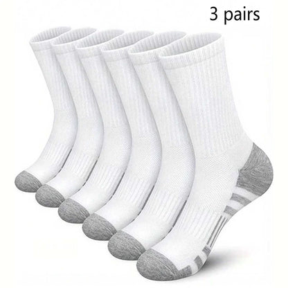 3 Pairs Men's Outdoor Gym Socks Comfortable Ground-Gripping EU 40-45 3 Pairs WH