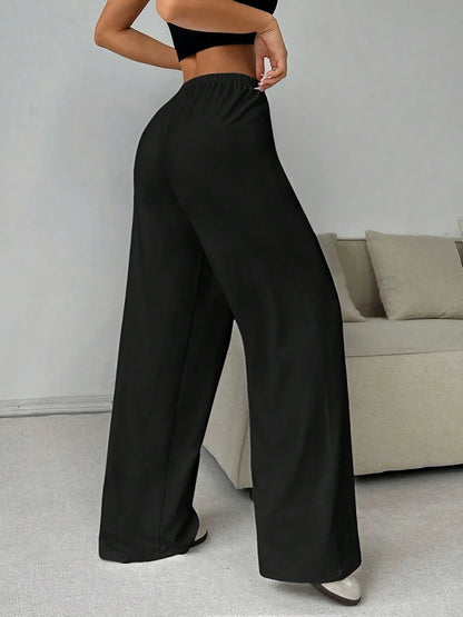 Casual Sporty Womens Pants Loose Fit Fashion Long Trousers