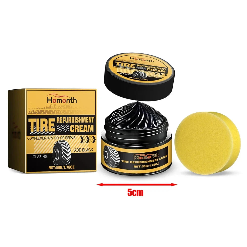 Tire Shine Coating Tyre Gloss Hydrophobic Sealant Wax 50g