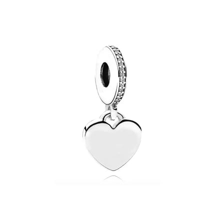 925 Silver Monkey Elephant Sun Moon Bead Pendant Charm
