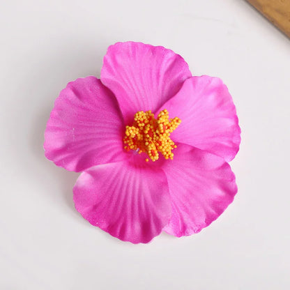 Hawaiian Flower Hair Clips Set for Summer Beach Weddings and Party Celebrations
