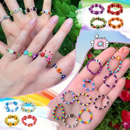 Vibrant 80000PCS 3mm Glass Seed Beads Kit for DIY Jewelry Crafting and Handmade Creations