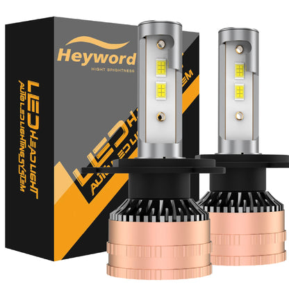 Heyword LED Headlight Bulbs 6500K 160W 30000LM Kit Plug