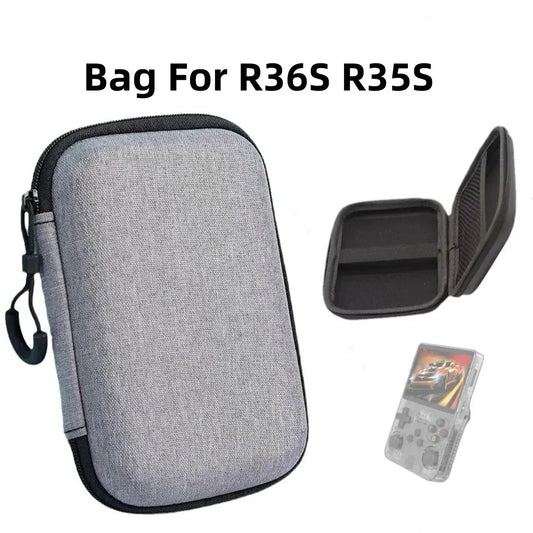 TOP Protect Game Storage Case For Miyoo Mini Plus R36S R35S And Anbernic RG35XX Plus Portable Protective Carry Bag