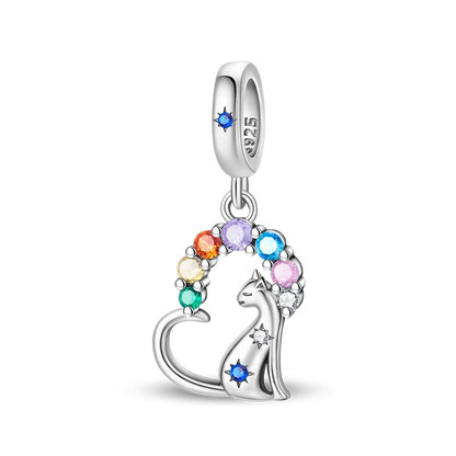 925 Sterling Silver Animal Charms Set Elephant Cat Capybara Swan Zircon Beads for DIY Necklace and Bracelet Jewelry Gift
