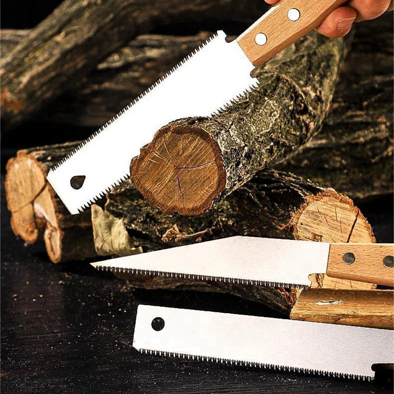Hand Saw 6-inch Double-sided Saw Flexible Blade for Precision Woodworking