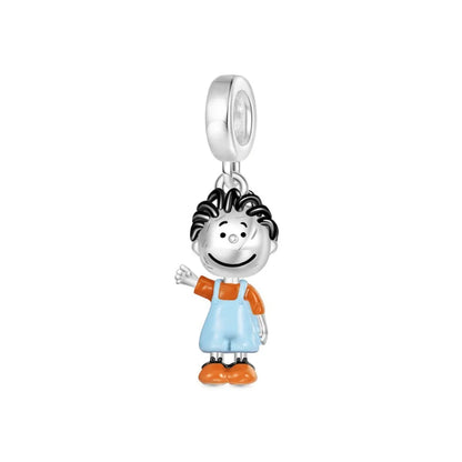 Exquisite 925 Silver Dog Car Bead Bicycle Pendant for DIY European Bracelet Accessories