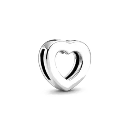 Reflection Charm Clip Sunflower Heart Star Clover DIY Bead for 925 Silver Bracelet Necklace Jewelry Accessories for Women