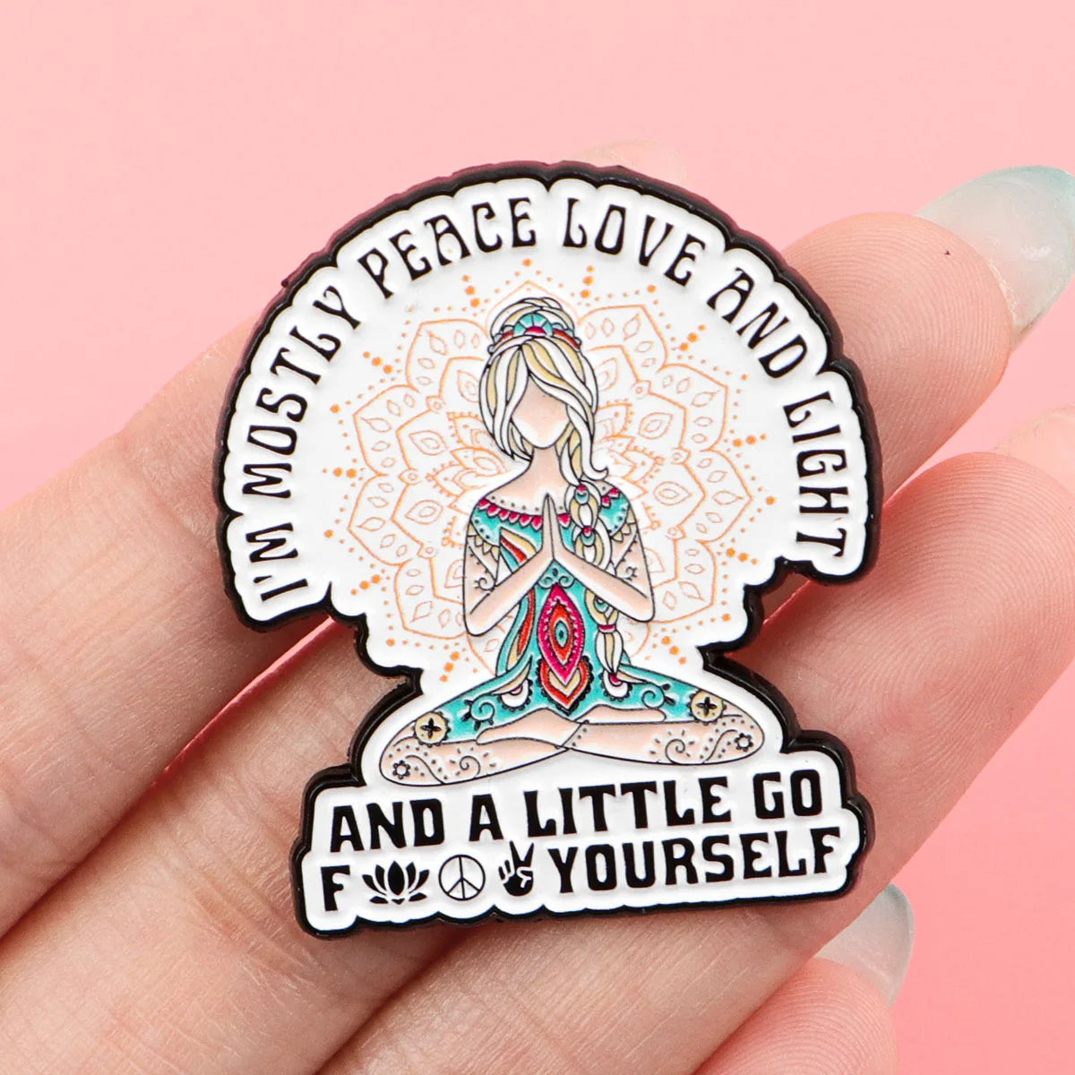Train Skeleton Enamel Pin Funny Quote Brooch Badge for Clothes Bags Yoga Jewelry Gift for Friends