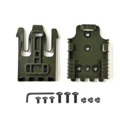 Tactical Locking System QLS 19 22 Kit Pistol Holster Adapter 1pc Green