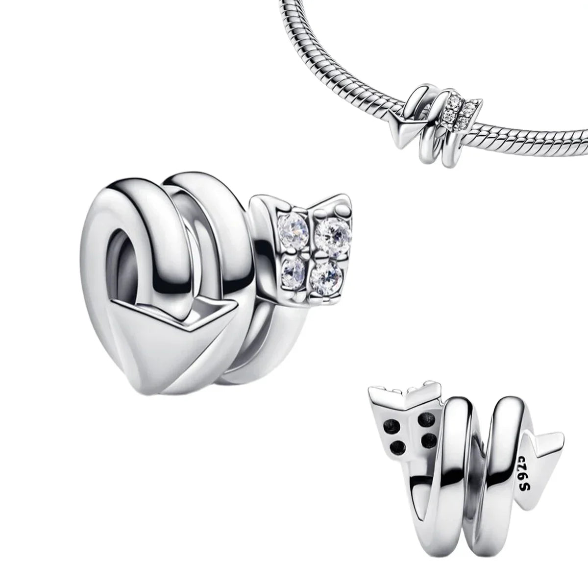 Sterling Silver Astronaut Planet Charms for Bracelets and Earrings CUT1367