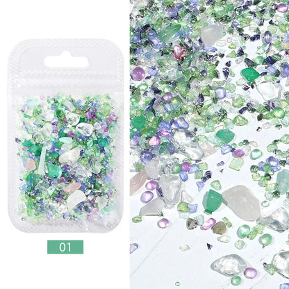Kawaii Lollypop 3D Nail Art Charms Set with Resin Butterfly and Bear Rhinestones