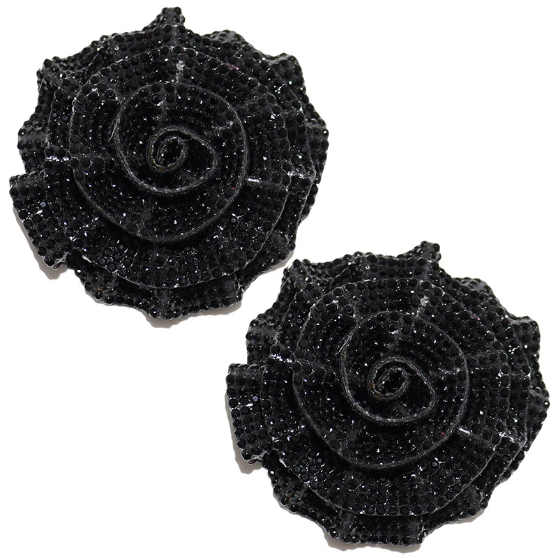Glass Rhinestone Camellia Flower Applique for Wedding Dresses Bags Shoes Brooches Hair Accessories and Home Decoration DIY