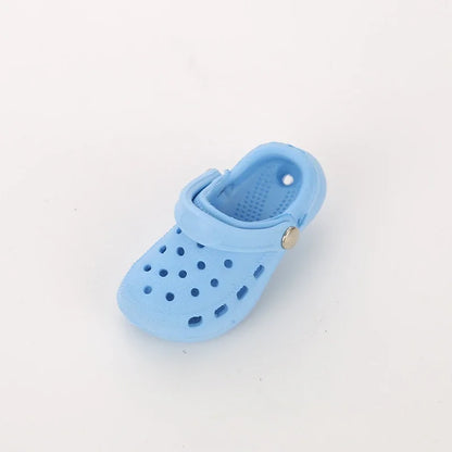 3D Mini Shoe Shape PVC Charms for Women Beach Bags and Sandals Fun DIY Decorations