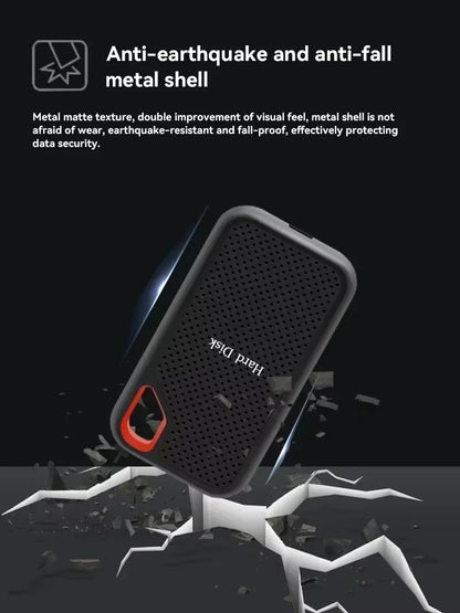 Portable High Speed SSD 128TB External Drive For Mac