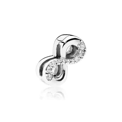 Reflection Charm Clip Sunflower Heart Star Clover DIY Bead for 925 Silver Bracelet Necklace Jewelry Accessories for Women