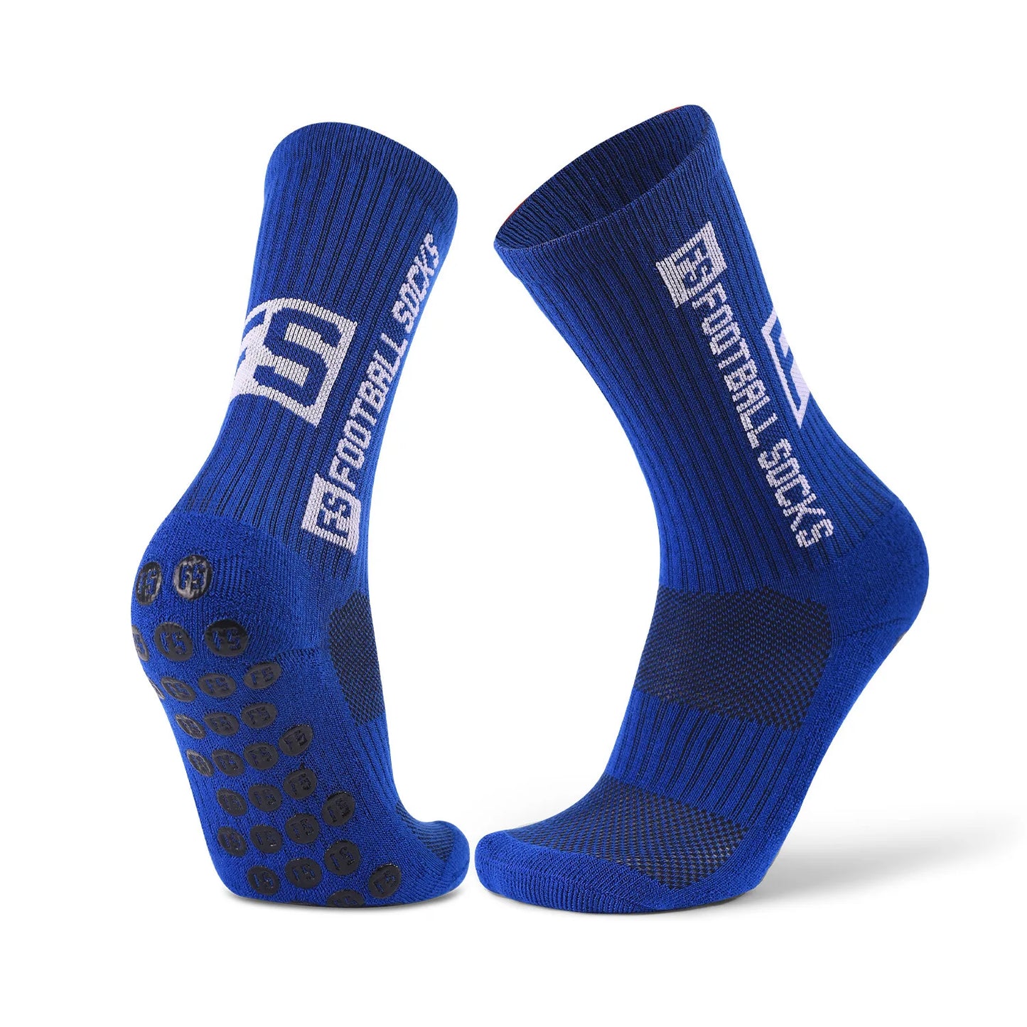 Anti Slip Mid Calf Sports Socks For Men Sizes EU39 45