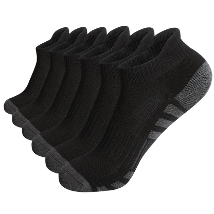 6 or 12 Pairs Men's Outdoor Gym Socks Soft Comfortable Ground-Grip Football Crew Socks Large Size