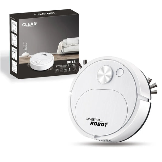 2024 Smart USB Robot Vacuum and Mop 3-in-1 Wireless Cleaner with 1500Pa Suction