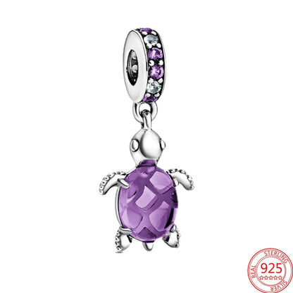 Original 925 Sterling Silver Linked Sister Hearts Openable Heart Locket Dangle Charm Beads for Necklace and Bracelet Jewelry