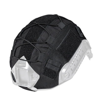Tactical Helmet Cover for Fast Helmet Multi-Camo 1000D Black CHINA