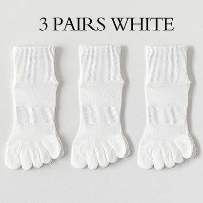 3 Pairs Womens Toe Separator Socks Cotton Antibacterial