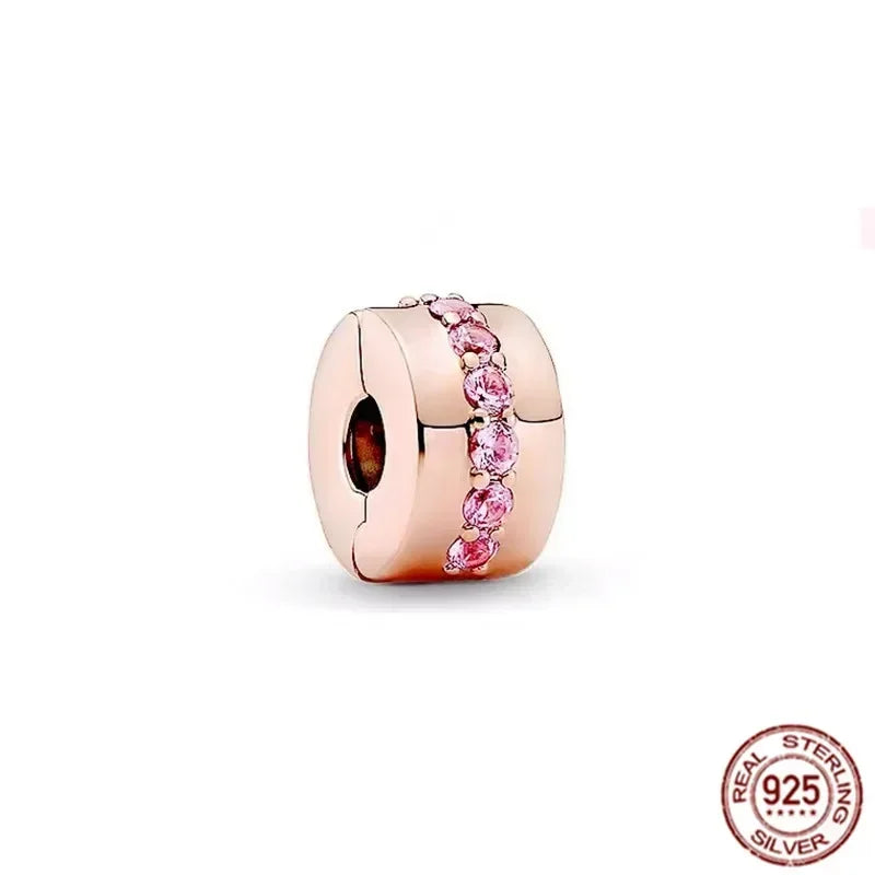 Original 925 Sterling Silver Ocean Pearl Shell Octopus Charm Bead Jewelry Set for Summer Romantic Style