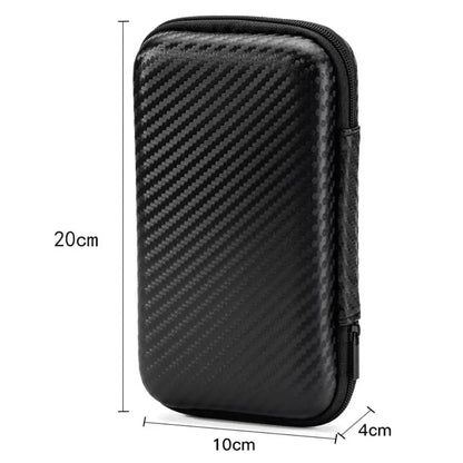 Portable EVA Phone Charger Zipper Bag Storage Case Pouch 20 x10 x 4
