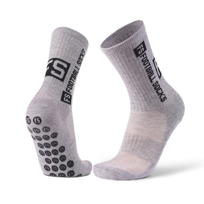 Anti Slip Mid Calf Sports Socks For Men Sizes EU39 45