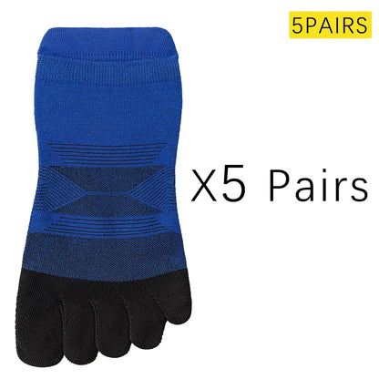Lightweight Mens Split Toe Socks Cotton Blend Arch Support