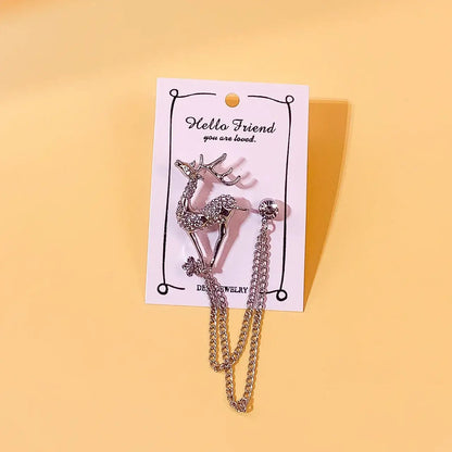 Men and Women Tassel Chain Suit Brooch Alloy Fashion Accessory H1337 11