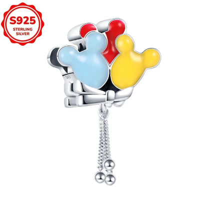 Disney 925 Sterling Silver Pixar Character Bead Charm