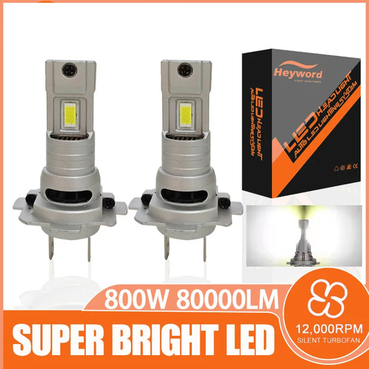 Heyword 20000LM Mini LED Headlight Bulbs 6000K 12V Pro
